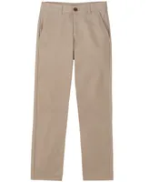 Nautica Big Boys Uniform Stretch Twill Pant with Reinforced Knees