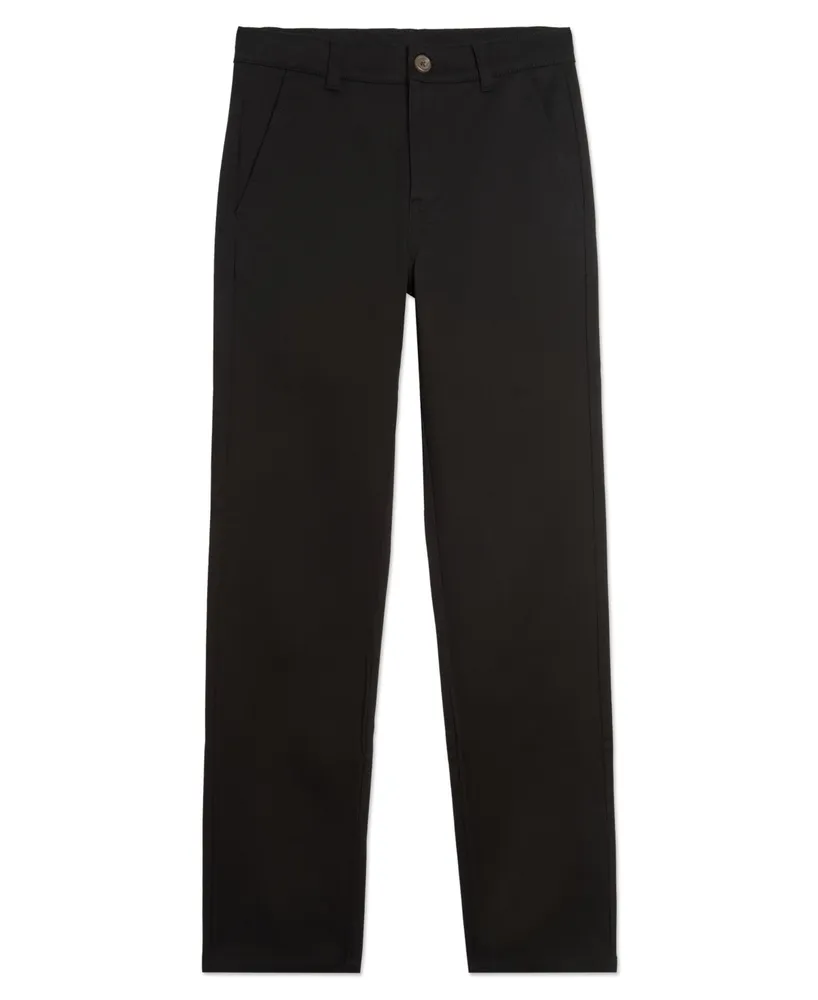 Nautica Big Boys Uniform Stretch Twill Pant with Reinforced Knees