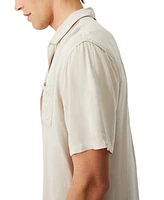 Cotton On Men's Cuban Short Sleeve Shirt