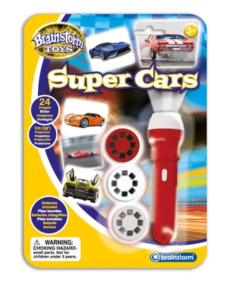 Brainstorm Toys Super Cars Flashlight and Projector with 24 Car Images