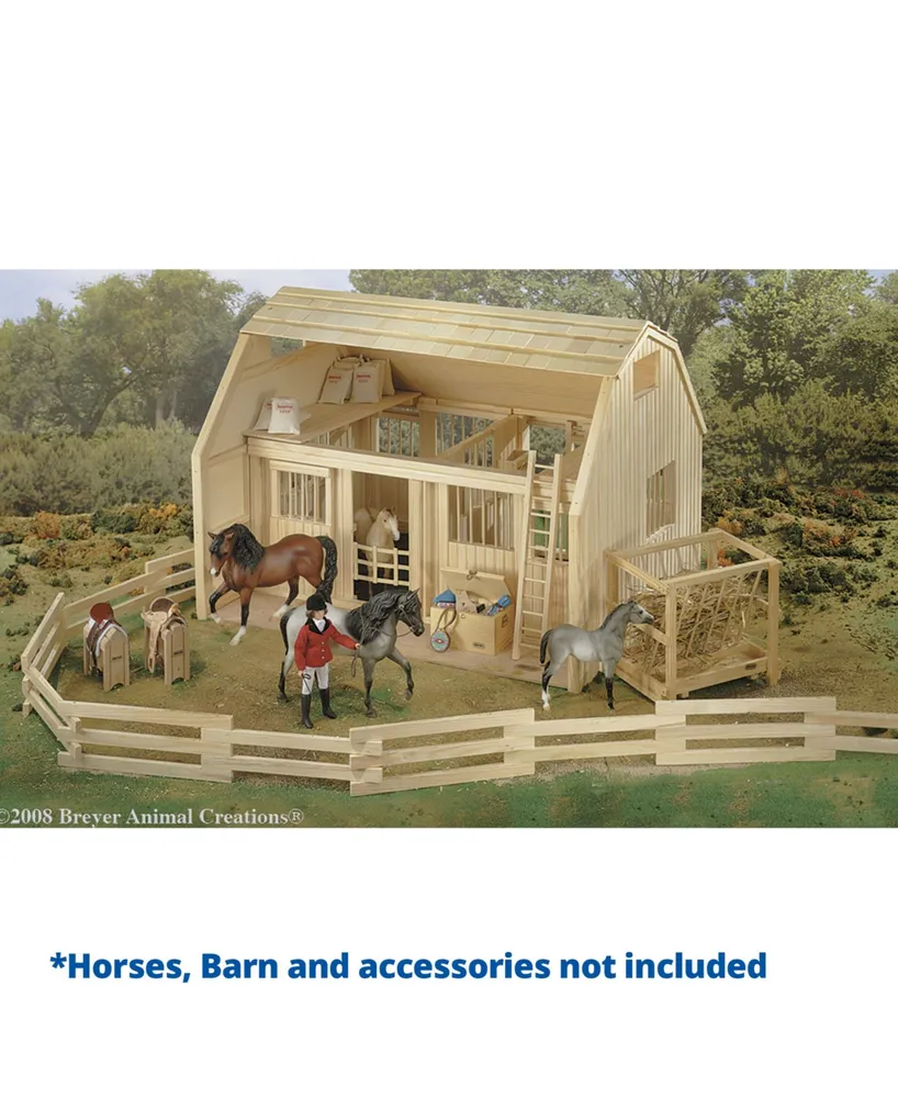 Breyer Traditional Wood Corral Fencing Accessory Toy for Horses