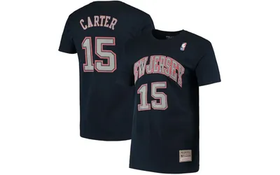 Mitchell & Ness Men's New Jersey Nets Hd Print Player T-Shirt - Vince Carter