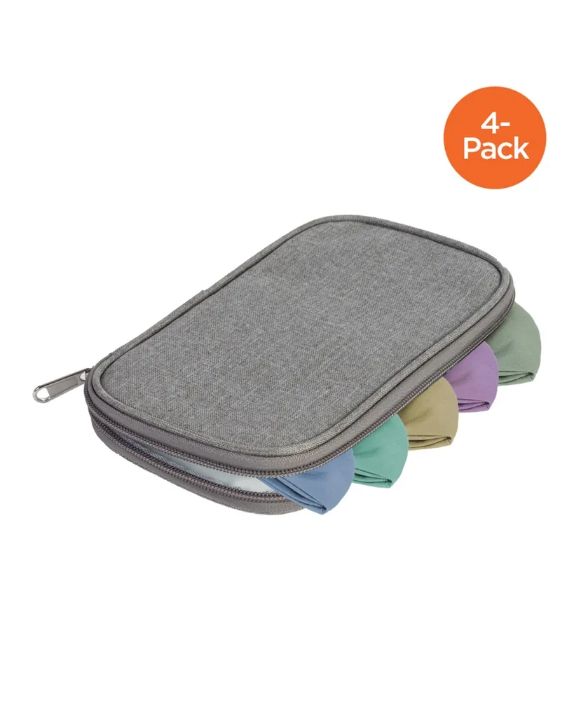 Closeout! Honey Can Do 4-Pack Face Mask Storage Pouches