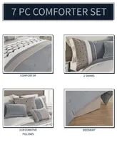 Beren 7 Pc Queen Comforter Set