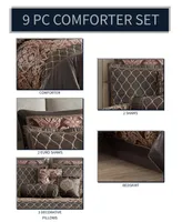 Brackley Comforter with 8 Bonus Pieces Set, Queen