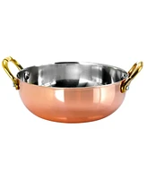 Gibson Home Rembrandt 5.3" Mini Copper Plated Serving Bowl 6 Piece Set