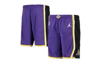 Jordan Big Boys and Girls Los Angeles Lakers Statement Swingman Shorts