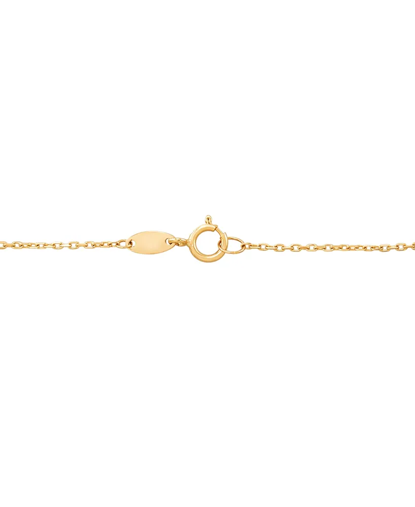Polished and Diamond Cut Graduated Burst Disk Bracelet in 10K Yellow Gold