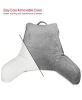 Nestl Shredded Memory Foam Reading Backrest Pillow