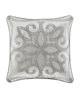 Five Queens Court Nouveau Embellished Decorative Pillow, 18" x 18"