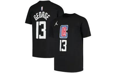Jordan Los Angeles Clippers Big Boys and Girls Statement Name and Number T-shirt - Paul George