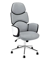 High Back Executive Leather-Look Office Chair