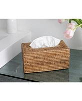 Artifacts Rattan Rectangular Tissue Box Cover