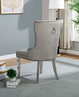 Furniture of America Brindabella Tufted Chairs, Set of 2