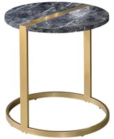 Furniture of America Cornin Round Side Table