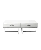 Mandisa 2 Drawers Rectangular Coffee Table
