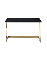 Kali High Gloss Lacquer Finish Top Rectangular Writing Desk