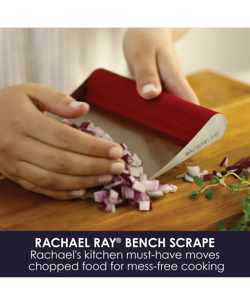 Rachael Ray Kitchen Prep Garbage Bowl, Veg-a-Peel, and Bench Scrape Set