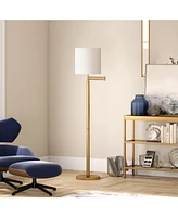 Moby Swing Arm Floor Lamp with Drum Shade