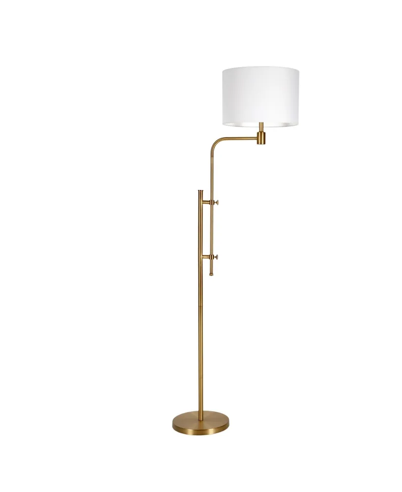 Polly Height-Adjustable Floor Lamp - Gold