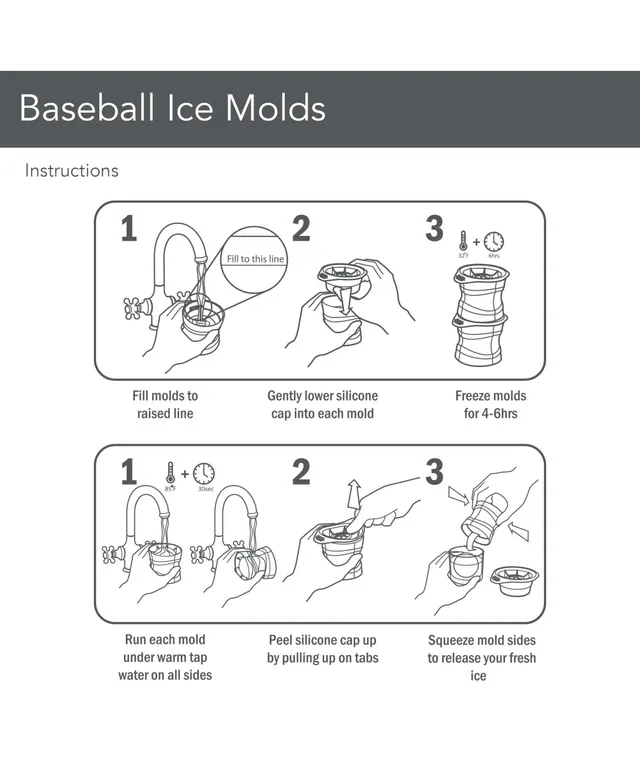 Tovolo Baseball Ice Molds (Set of 2)