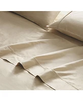 Brielle Home 400 Thread Count Cotton Sateen 3-Pc. Sheet Set, Twin