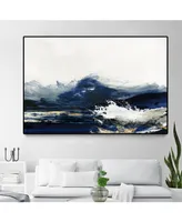 Giant Art Water Oversized Framed Canvas, 60" x 40"