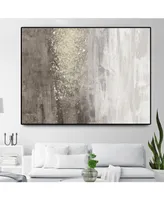Giant Art Glitter Rain Ii Oversized Framed Canvas, 40" x 60"