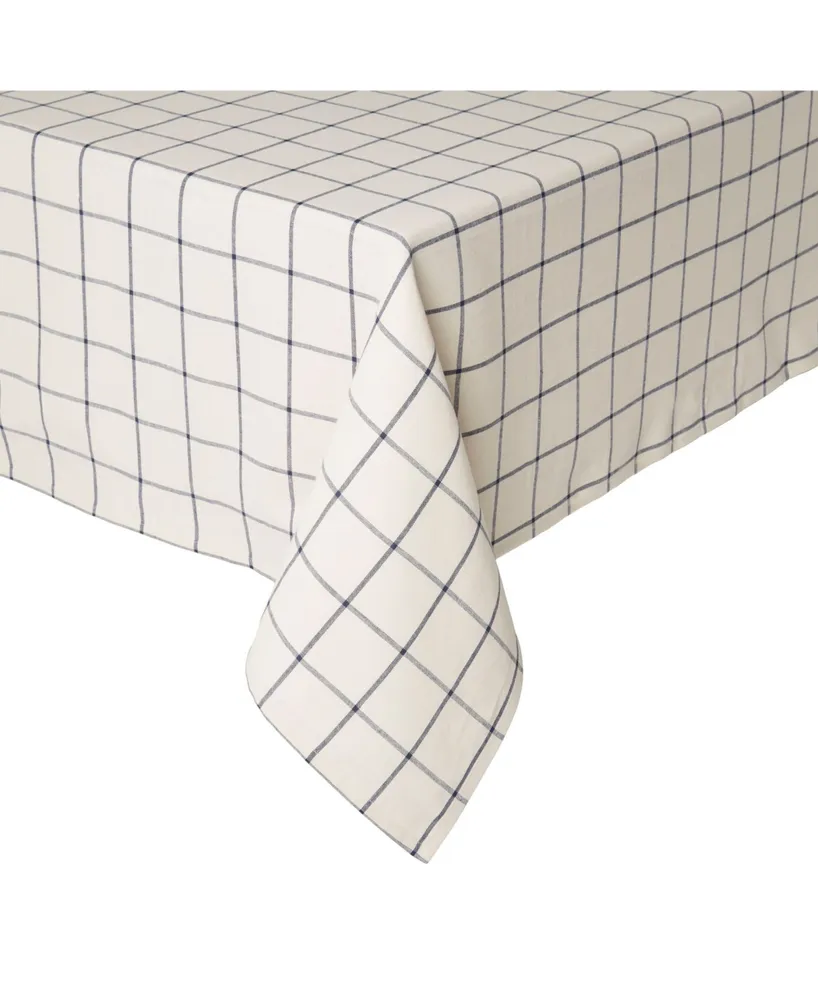 Town & Country Living Window Pane Tablecloth Single Pack 60"x102"