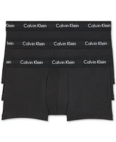 Calvin Klein Men's 3-Pack Cotton Stretch Low-Rise Trunk Underwear