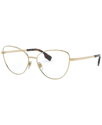 Burberry BE1341 Women's Butterfly Eyeglasses - Gold