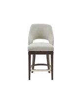 Martha Stewart Collection Jillian Counter Stool with Swivel Seat