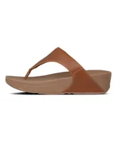 FitFlop Women's Lulu Leather Toe-Thongs Sandals