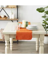 Design Imports Spice Quilted Farmhouse Table Runner