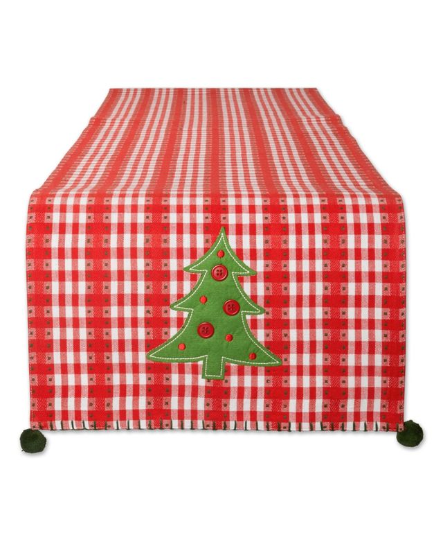 Design Imports Kitchen and Table Top Jolly Tree Collection Table Runner, Jolly Tree, 14" x 108"