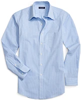 Club Room Men's Regular Fit Mini Gingham Dress Shirt, Created for Macy's