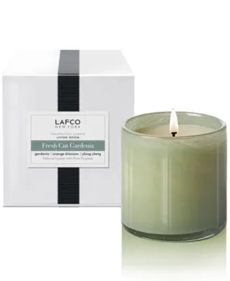 Lafco New York Fresh Cut Gardenia Living Room Candle Collection