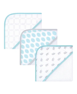 Luvable Friends Baby Unisex Cotton Terry Hooded Towels