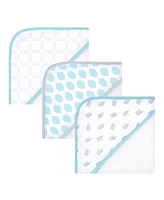 Luvable Friends Baby Unisex Cotton Terry Hooded Towels