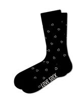 Mini Hearts Women's Super Soft Cotton Seamless Toe Crew Socks