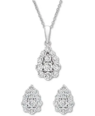 Platinum By Wrapped In Love Diamond Cluster Jewelry Collection