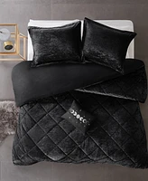 Intelligent Design Felicia Velvet 4-Piece Duvet Cover Set, Full/Queen