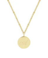 Lizzie Initial Pendant - Gold