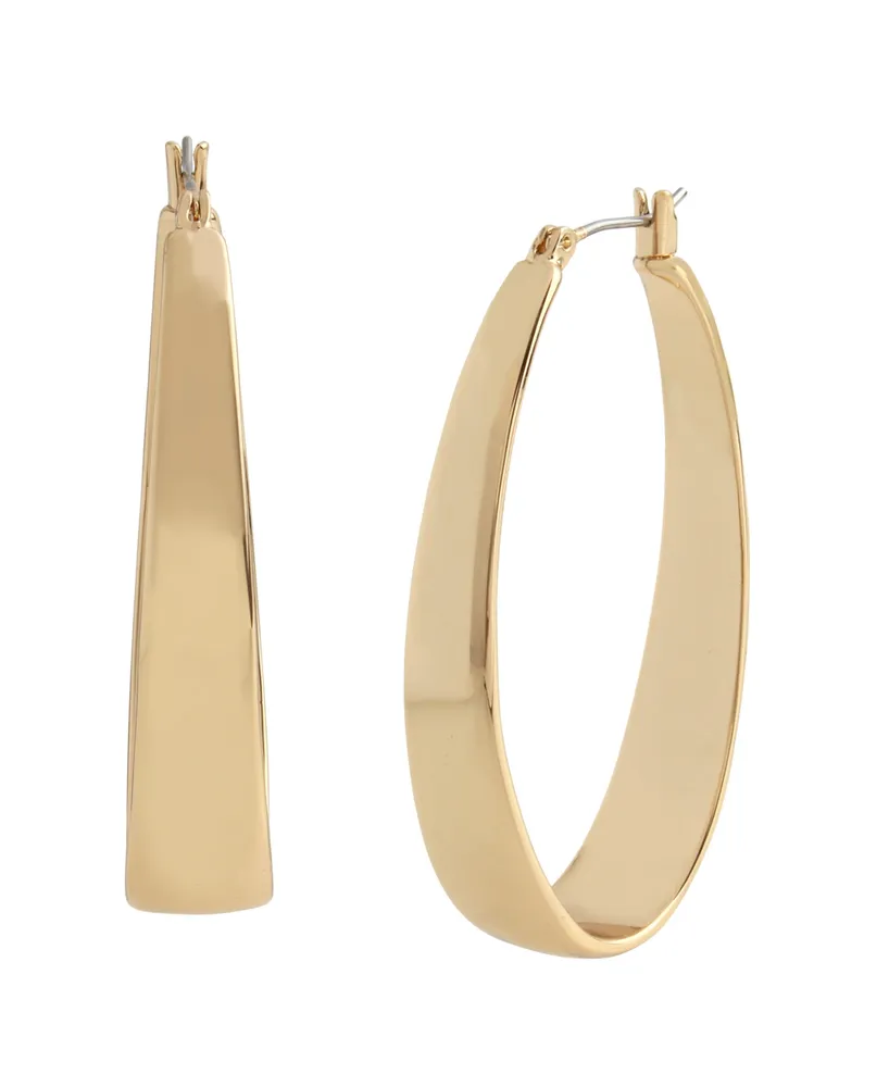 Robert Lee Morris Soho Oval Hoop Earrings