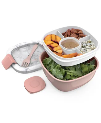 Bentgo 41oz Glass Leak-proof Lunch Box With Plastic Lid - Gray