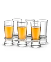 JoyJolt Afina Heavy Base Shot Glass Set of 6