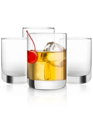 JoyJolt Nova Whiskey Glasses Set of 4