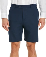 Cubavera Men's Flat Front 9" Linen Blend Shorts