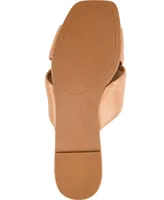 Journee Collection Women's Carlotta Flat Slide Sandals