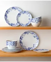 Noritake Bloomington Road 12-Piece Dinnerware Set, Service for 4